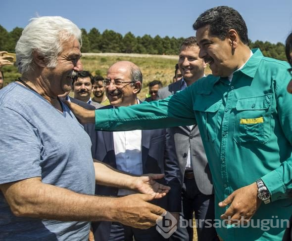 Maduro'dan Diriliş Ertuğrul dizisi setine ziyaret
