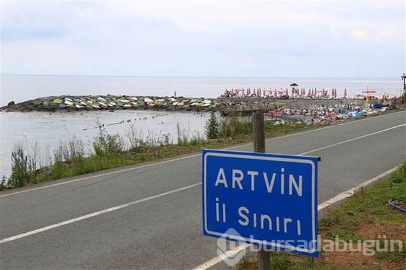 Rize ile Artvin illeri arasındaki plaj, sınır anlaşmazlığına yol açtı
