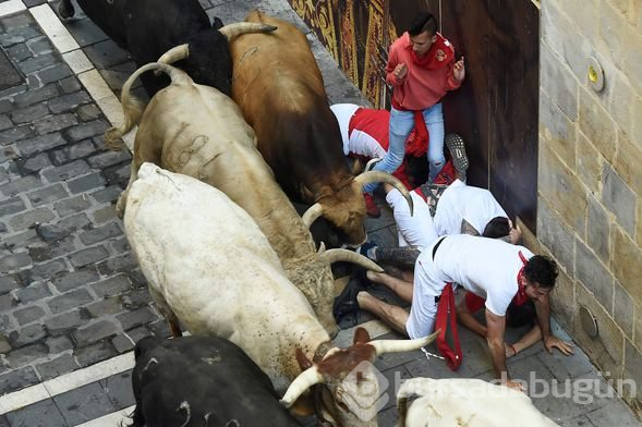 San Fermin Festivali'nde 10 kişi yaralandı
