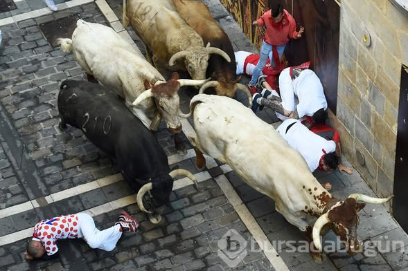 San Fermin Festivali'nde 10 kişi yaralandı
