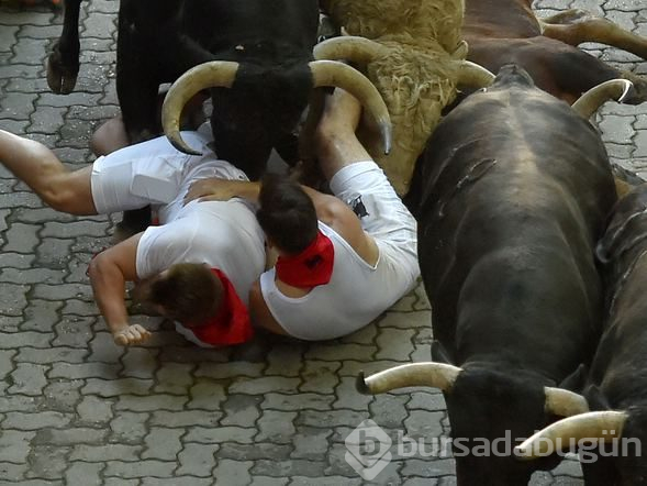 San Fermin Festivali'nde 10 kişi yaralandı
