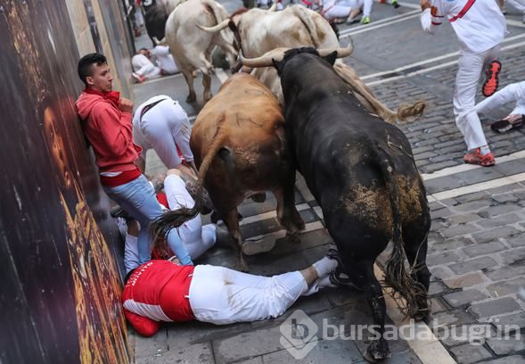 San Fermin Festivali'nde 10 kişi yaralandı
