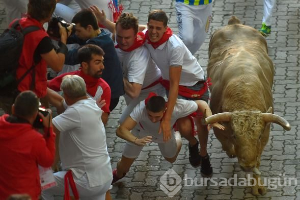 San Fermin Festivali'nde 10 kişi yaralandı
