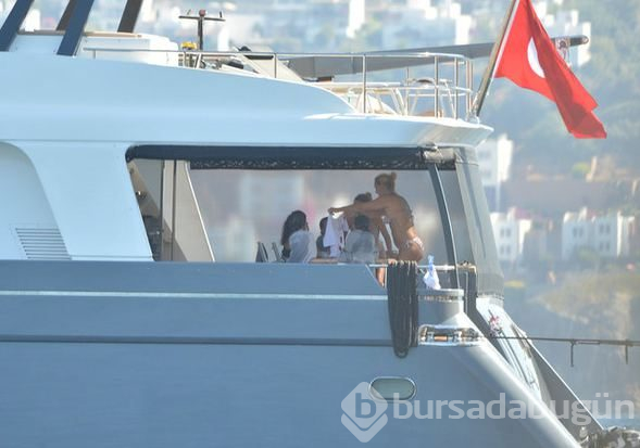 Pınar Altuğ Bodrum'da tatil yapıyor
