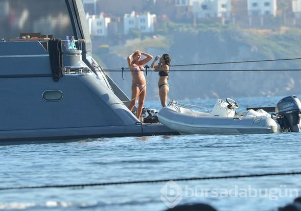 Pınar Altuğ Bodrum'da tatil yapıyor
