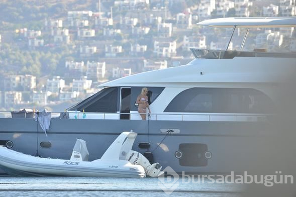 Pınar Altuğ Bodrum'da tatil yapıyor
