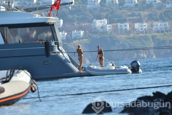 Pınar Altuğ Bodrum'da tatil yapıyor
