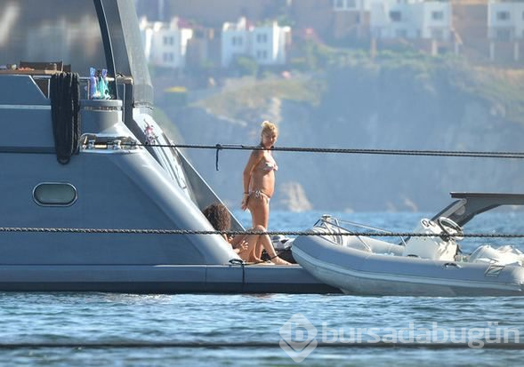 Pınar Altuğ Bodrum'da tatil yapıyor
