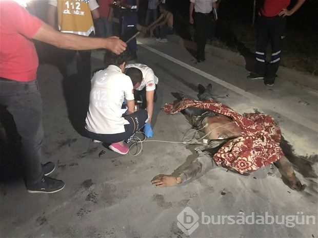 Bursa'da çarpışan iki motosiklet alev aldı: 3 ölü, 1 yaralı
