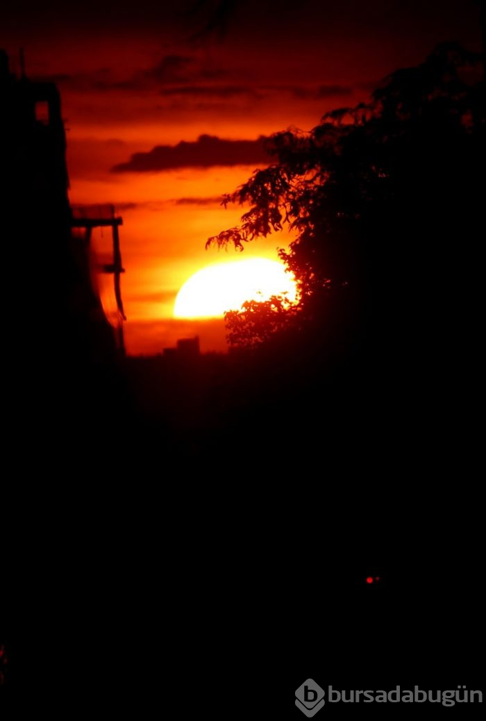 New York da gün batımı "Manhattanhenge"