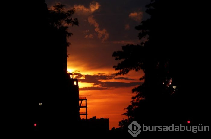 New York da gün batımı "Manhattanhenge"