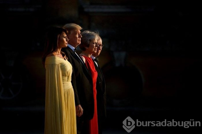 Trump'ın İngiltere ziyareti protestolarla başladı