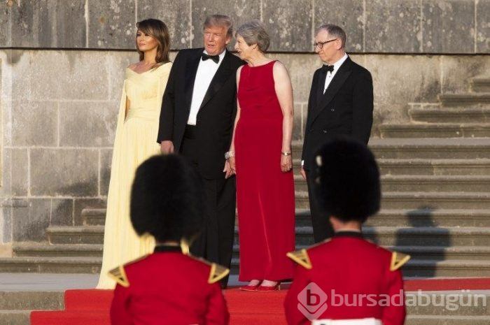 Trump'ın İngiltere ziyareti protestolarla başladı
