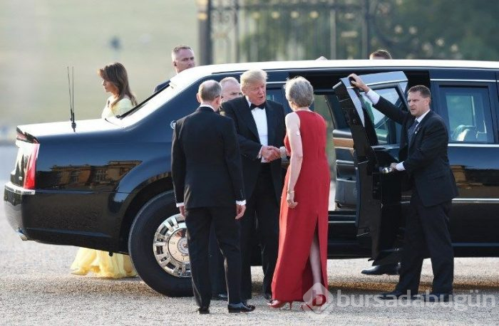 Trump'ın İngiltere ziyareti protestolarla başladı