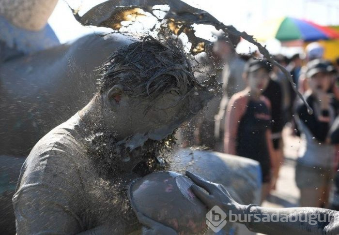 Güney Kore'de çamur festivali