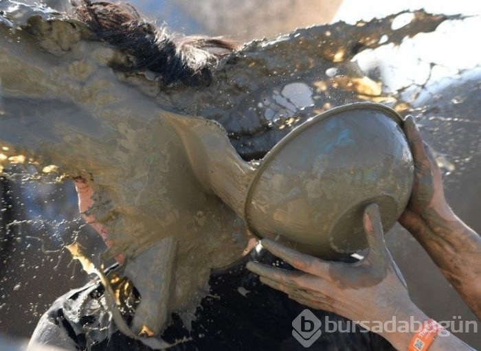 Güney Kore'de çamur festivali