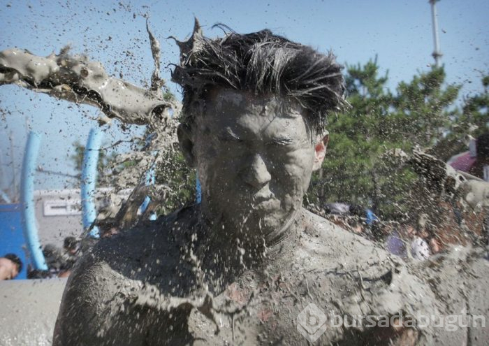 Güney Kore'de çamur festivali