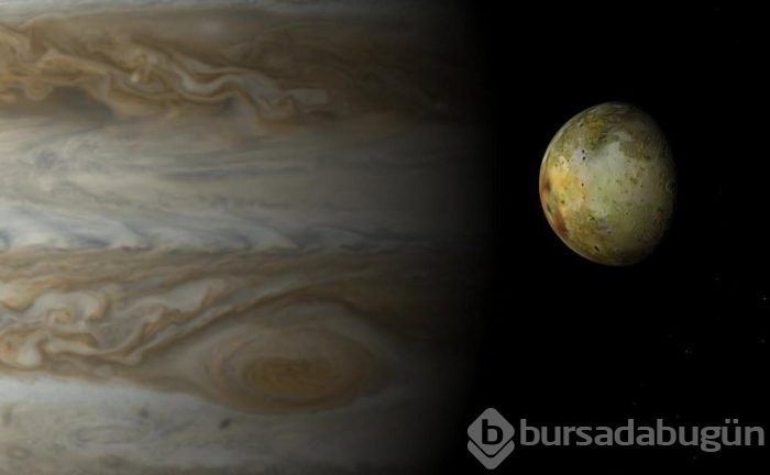 Juno, Jüpiter'in uydularından İo'da yanardağ olduğunu saptadı