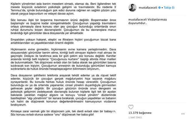 Mustafa Ceceli'den ilk açıklama!
