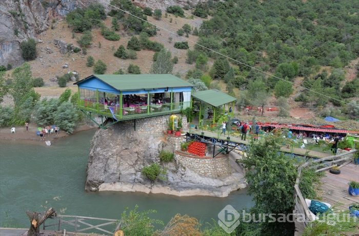 Tunceli'de plaj keyfi