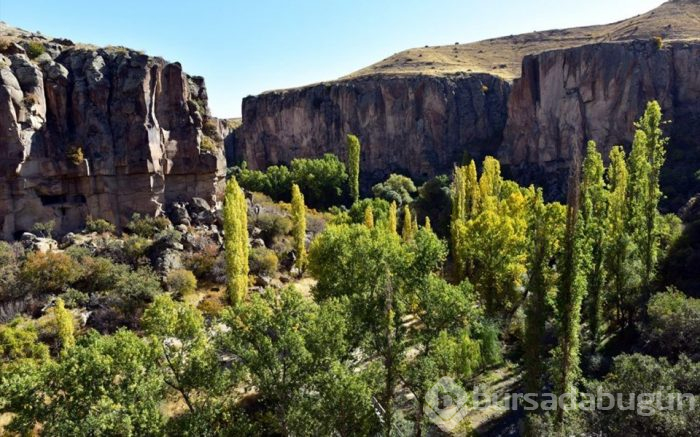 Kapadokya'da bir kartpostal güzelliğindeki Ihlara Vadisi'ne ziyaretçi akını