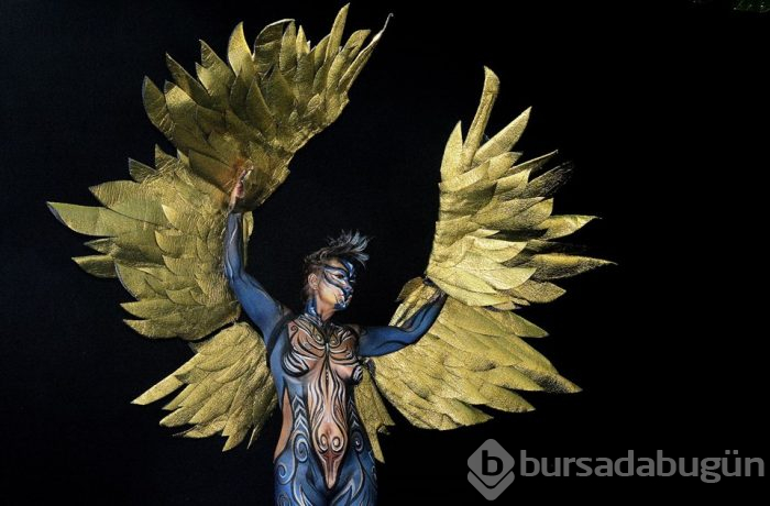 Dünya Vücut Boyama Festivali'nden renkli kareler