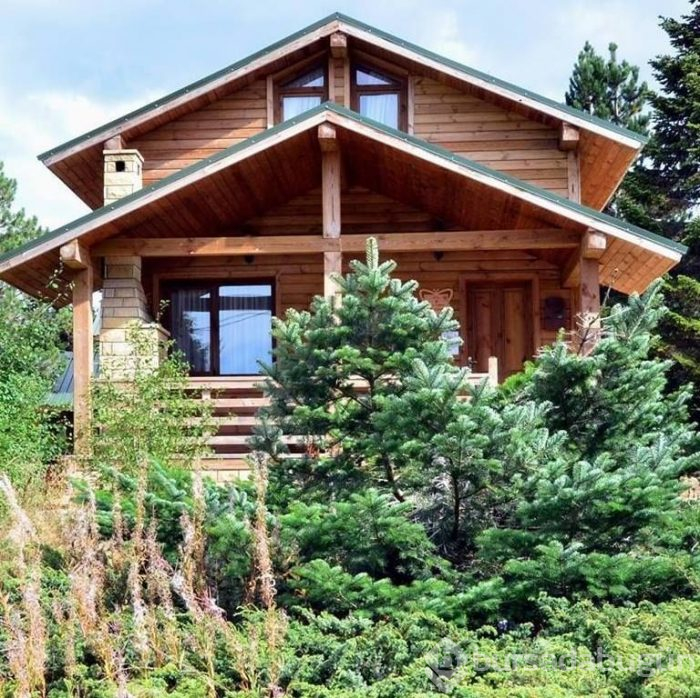 Uludağ'ın orman köşklerinde tatil keyfi