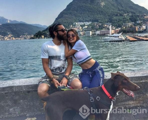 Odun kırıp ateş yaktı! Neslihan Atagül ve Kadir Doğulu tatilde
