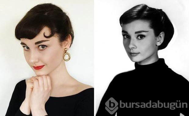 Bukalemun kız! İstediği sanatçıya dönüşüyor.

