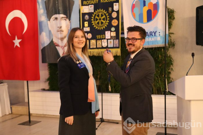Yıldırım Bayezid Rotary ve Rotaract kulüplerinde devir teslim yapıldı
