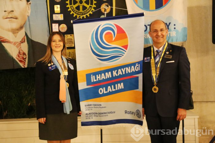 Yıldırım Bayezid Rotary ve Rotaract kulüplerinde devir teslim yapıldı
