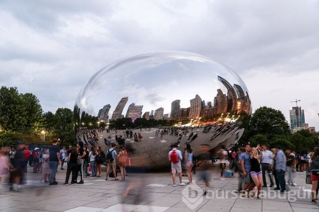 Chicago'nun "Bulut Kapısı"na turist ilgisi