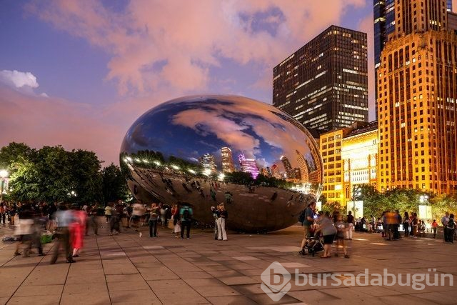 Chicago'nun "Bulut Kapısı"na turist ilgisi