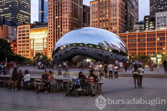 Chicago'nun "Bulut Kapısı"na turist ilgisi