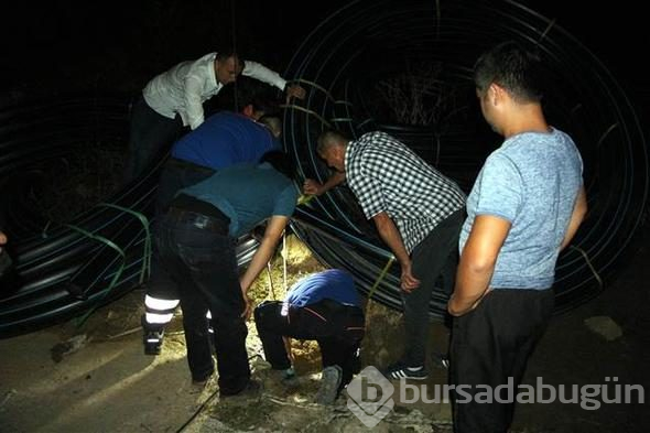 Zonguldak'ta sondaj kuyusuna düşen yavru köpek kurtarıldı
