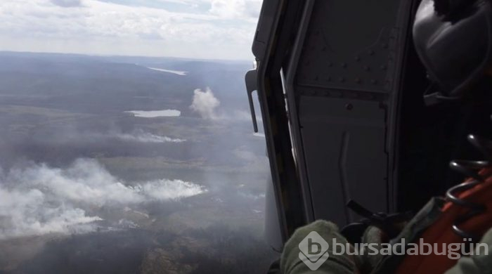 İsveç'te orman yangınına bombalı müdahale