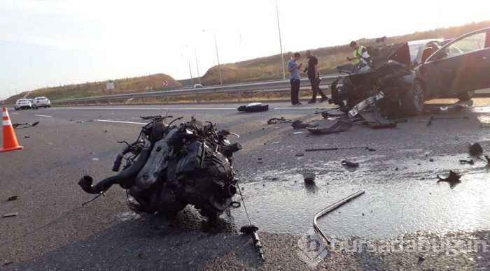 Kuzey Marmara Otoyolu'nda kaza: 2 yaralı
