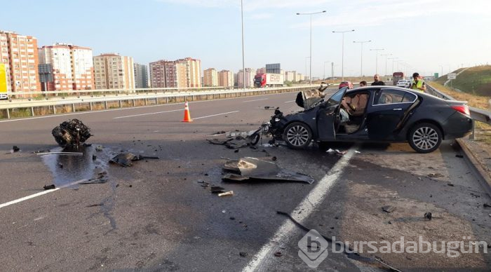 Kuzey Marmara Otoyolu'nda kaza: 2 yaralı