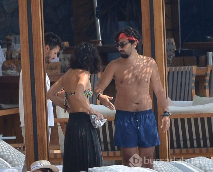 Tuba Büyüküstün sevgilisi Umut Evirgen'le tatilde
