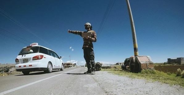 Samsunlu gezgin Yiğit Can İç, 15 ayda otostopla 7 ülke gezdi