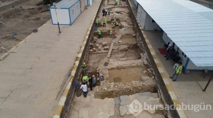 İşte Haydarpaşa'da çıkan tarihi kalıntılar