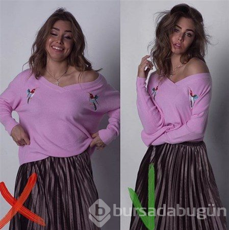 Fotoğraflarda güzel görünmek için
