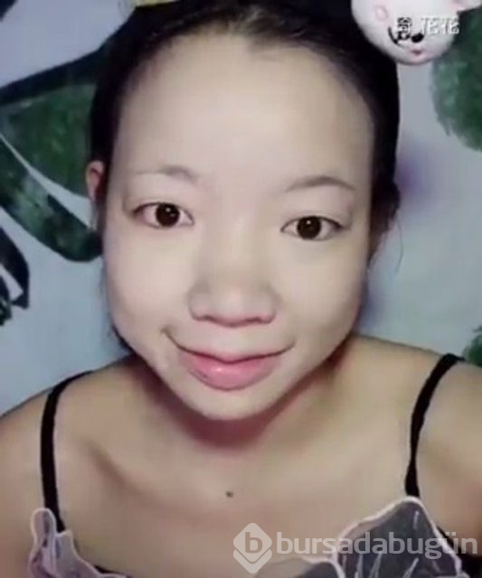 Çinli YouTuber Qi Huahua'nın makyajla inanılmaz değişimi!