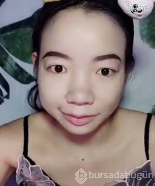 Çinli YouTuber Qi Huahua'nın makyajla inanılmaz değişimi!