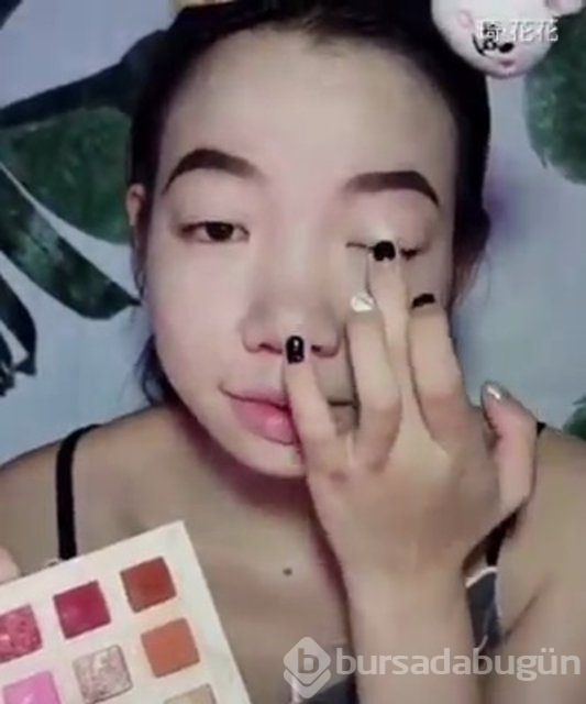 Çinli YouTuber Qi Huahua'nın makyajla inanılmaz değişimi!
