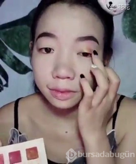 Çinli YouTuber Qi Huahua'nın makyajla inanılmaz değişimi!