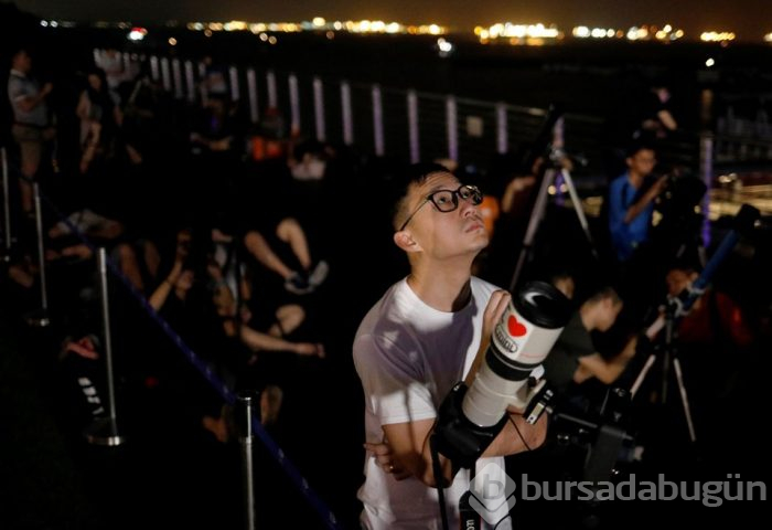 Yüzyılın en uzun Kanlı Ay Tutulması'nı uzaydan fotoğrafladı