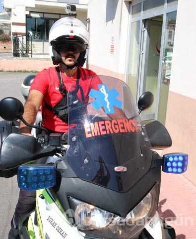 Sağlıkta "altın dakikalar" motosiklet ambulanslara emanet