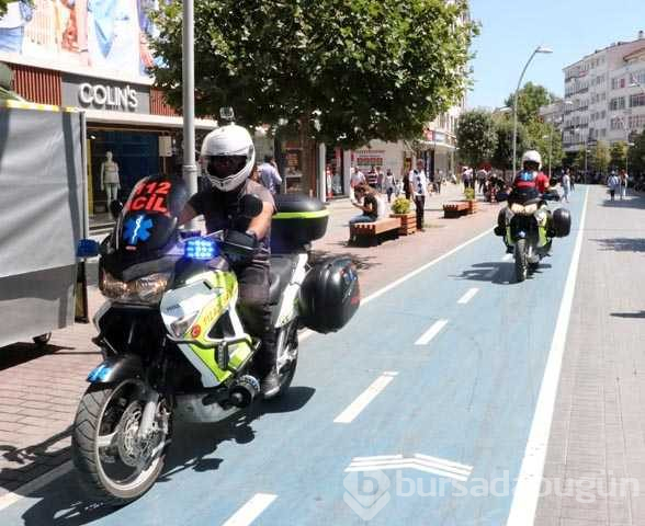 Sağlıkta "altın dakikalar" motosiklet ambulanslara emanet