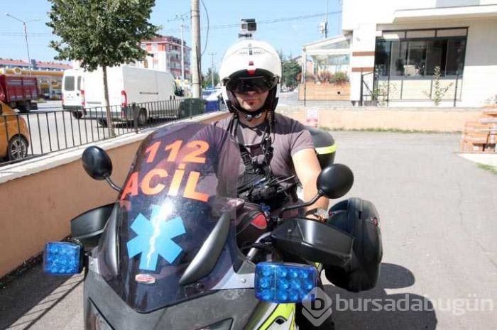 Sağlıkta "altın dakikalar" motosiklet ambulanslara emanet